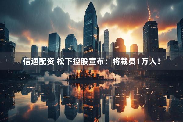 信通配资 松下控股宣布：将裁员1万人！