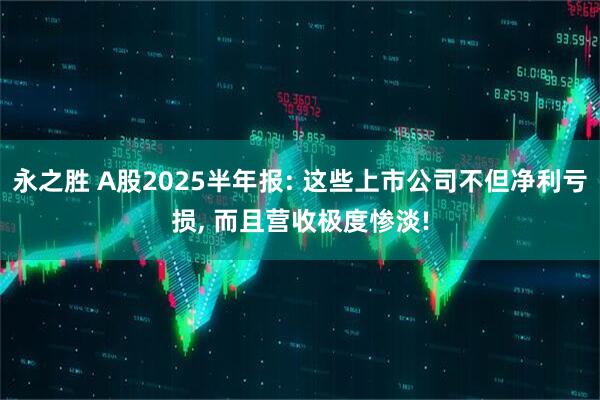 永之胜 A股2025半年报: 这些上市公司不但净利亏损, 而且营收极度惨淡!