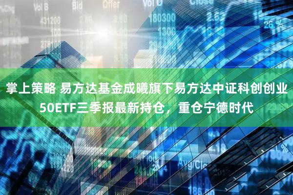 掌上策略 易方达基金成曦旗下易方达中证科创创业50ETF三季报最新持仓，重仓宁德时代